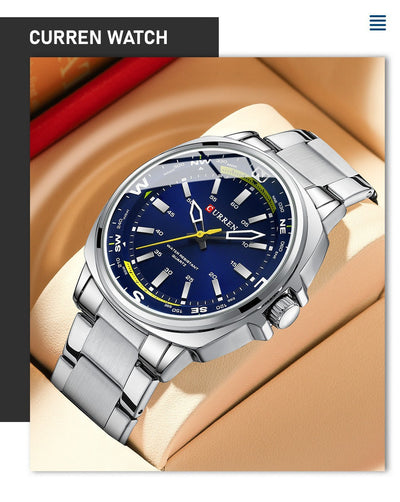 Reloj Casual de Negocios para Hombre con Pulsera de Acero Inoxidable - Image 14
