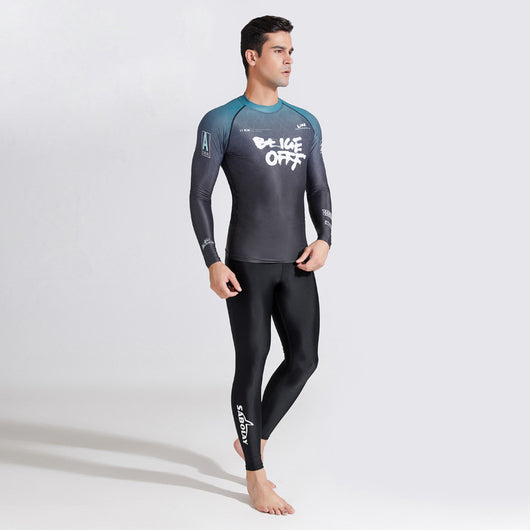 Traje de Baño Manga Larga Secado Rápido para Hombre - Image 2