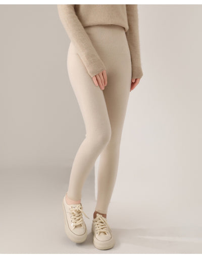 Leggings Térmicos de Lana Tejida sin Costuras - Cintura Alta Reductora - Image 13