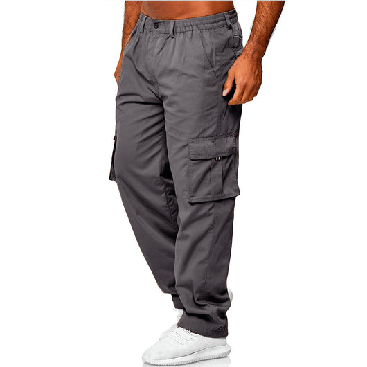Pantalones Cargo Holgados Multibolsillos para Hombre - Image 14