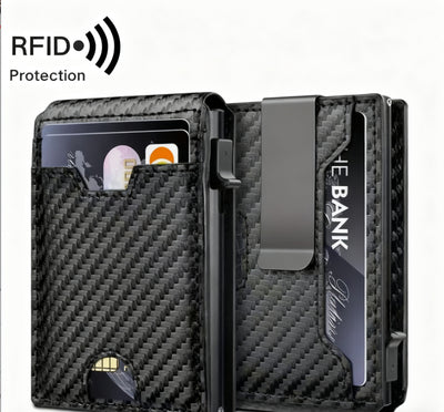 Cartera Automática Anti-robo con Protección Magnética y Apertura Pop-up - Image 10