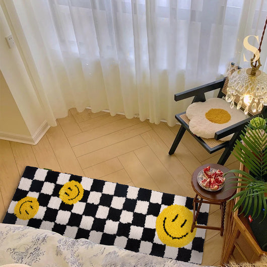 Tapete Decorativo Ajedrez para Dormitorio y Entrada - Image 7