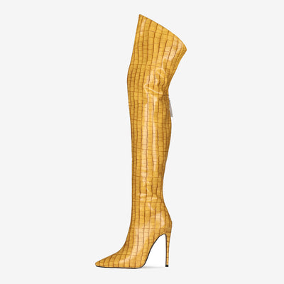 Botas Stiletto Over The Knee con Cierre Trasero - Elegancia y Estilo - Image 9