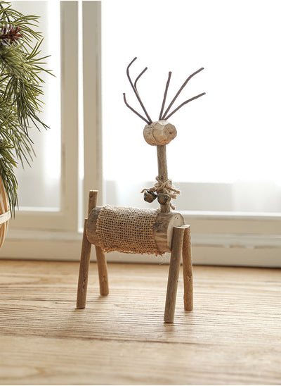 Adornos Navideños de Venado en Madera Maciza - Image 10