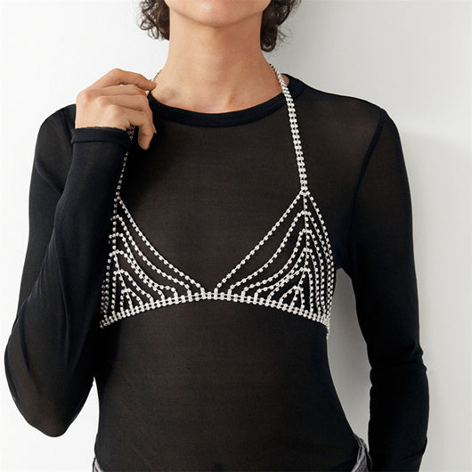 Cadena de Pecho para Fiestas y Discotecas - Accesorio de Moda Nocturna