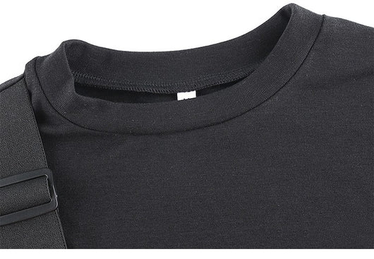 Blusa Corta para Mujer con Botones Triangulares Decorativos - Image 14