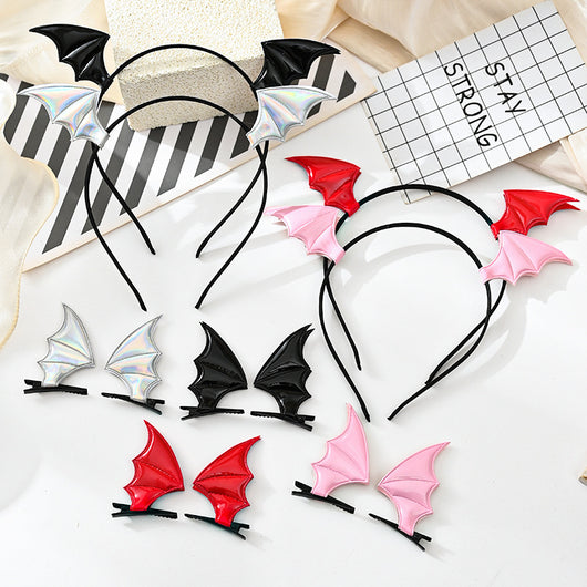 Juego de Diadema y Pinzas con Murciélagos para Halloween - Image 10