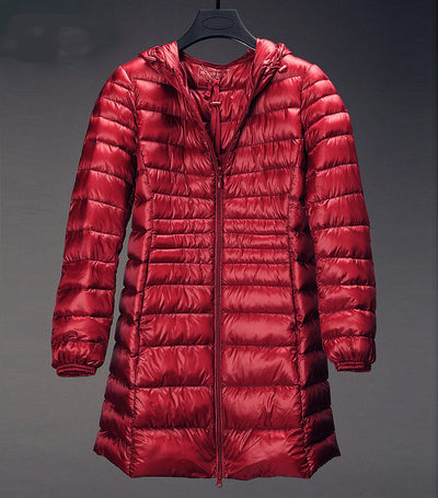 Chaqueta Acolchada Ligera Tallas Grandes con Capucha Otoño Invierno - Image 16
