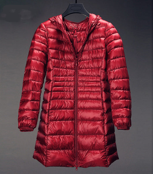 Chaqueta Acolchada Ligera Tallas Grandes con Capucha Otoño Invierno - Image 16