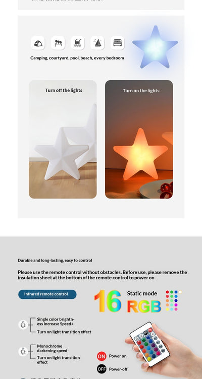 Estrella LED Luminosa Recargable con Control Remoto - Image 16