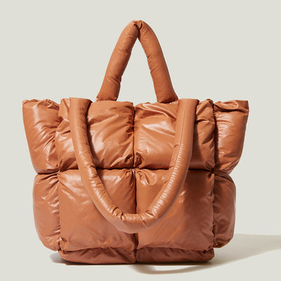 Bolso de Hombro Acolchado en Plumón para Mujer - Image 7