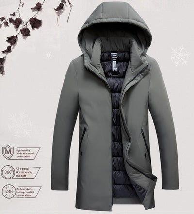 Abrigo Acolchado Térmico para Papá - Calidez y Confort en Invierno - Image 12