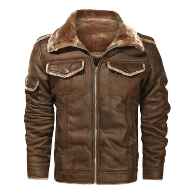 Chamarra Polar Suelta Cálida para Hombre - Image 2