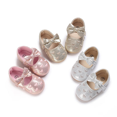 Zapatos de Princesa con Suela Suave para Bebés y Niñas Pequeñas