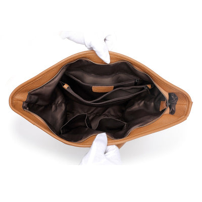 Bolso Bandolera de Cuero Genuino - Diseño Minimalista Versátil - Image 8