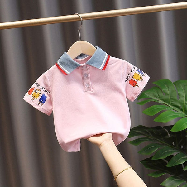 Playera Fresca de Verano para Niño y Bebé