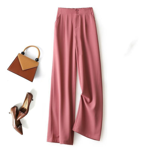 Pantalones Anchos de Cintura Alta en Gasa - Estilo Casual Elegante - Image 14