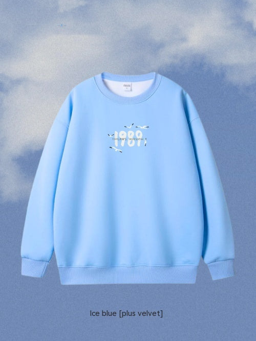 Sudadera con Capucha de Algodón Pesado Bordada - Cuello Redondo Estilo Americano - Image 4