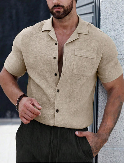 Camisa Semiformal Transpirable Antiarrugas para Hombre - Image 15