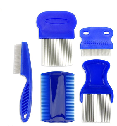 Set de 4 Peines Desparasitantes de Acero Inoxidable para Mascotas - Image 7