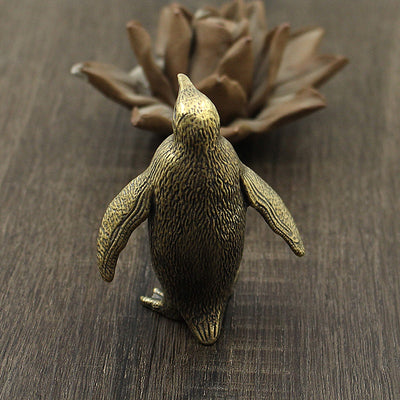 Ornamentos de Pingüino en Latón Macizo Grande - Image 9