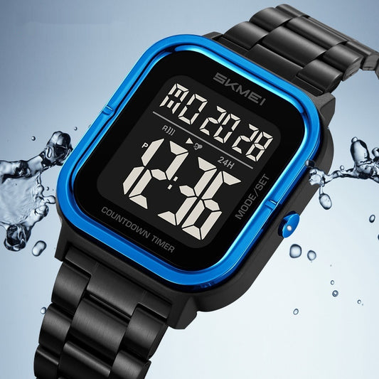 Reloj Digital Skmei para Hombre con Pantalla Luminosa y Diseño Minimalista