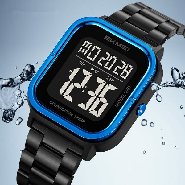 Reloj Digital Skmei para Hombre con Pantalla Luminosa y Diseño Minimalista