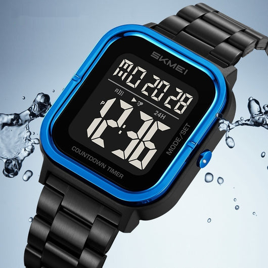 Reloj Digital Skmei para Hombre con Pantalla Luminosa y Diseño Minimalista