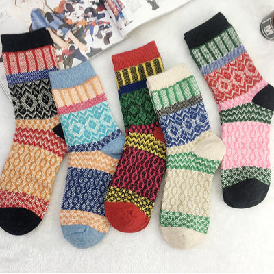 Calcetines de Lana de Conejo Gruesos y Cálidos para Mujer - Image 10