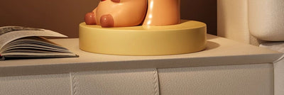 Lámpara de Mesa Beige para Dormitorio - Decoración Elegante del Hogar - Image 10
