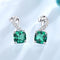 Aretes de Esmeralda con Diamantes