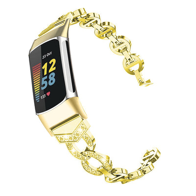 Correa de Reloj Acero Inoxidable Diamantada Full Metal Versátil - Image 11