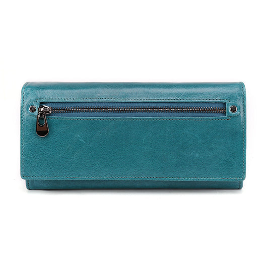 Billetera Larga de Cuero Genuino para Mujer - Diseño Minimalista - Image 12