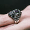 Anillo de Plata Tailandesa Cabeza de León - Diseño Personalidad Masculina
