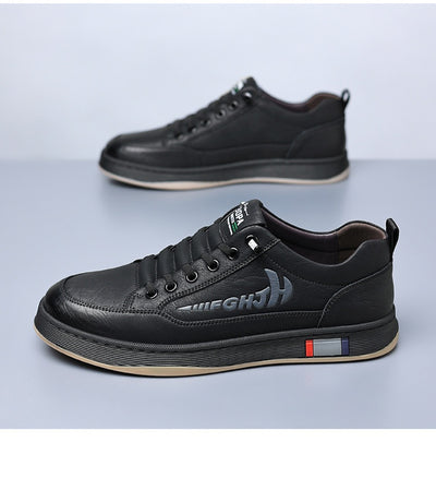 Zapatos de Cuero Casual Transpirables para Hombre - Diseño Versátil - Image 26