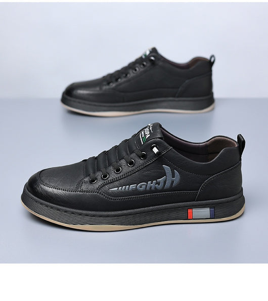 Zapatos de Cuero Casual Transpirables para Hombre - Diseño Versátil - Image 26