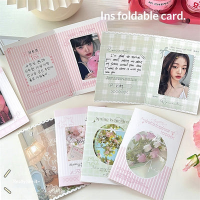 Tarjeta de Felicitación Romántica Plegable con Diseño Instagram - Image 3