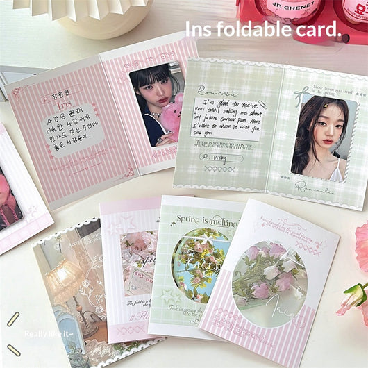 Tarjeta de Felicitación Romántica Plegable con Diseño Instagram - Image 3