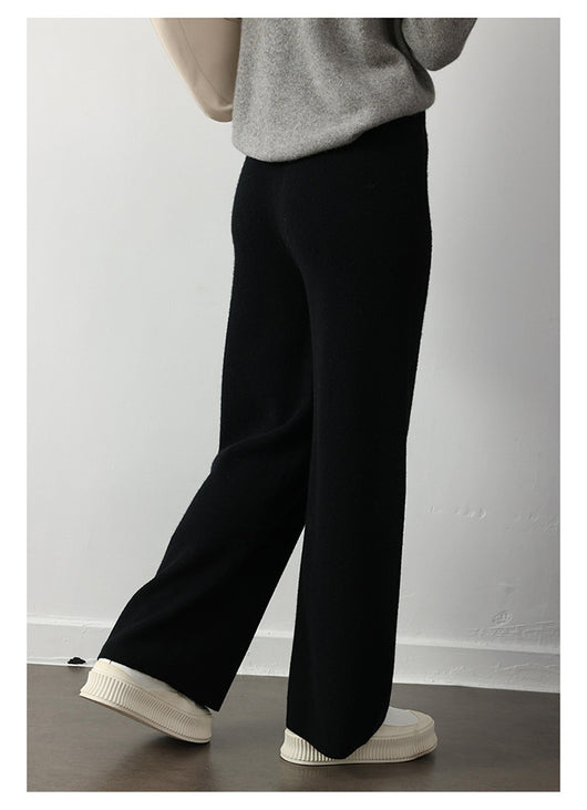 Pantalones Rectos Anchos con Cintura Elástica y Cordones - Image 13