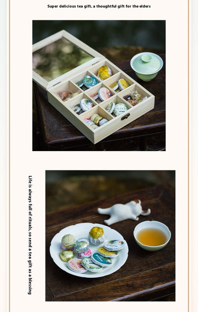 Caja de Regalo Té de Flores y Frutas - Crisantemo, Jazmín, Peonía y Frutos Secos - Image 16