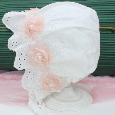 Gorro de Encaje Lolita para Recién Nacido - Diseño Elegante y Creativo - Image 18