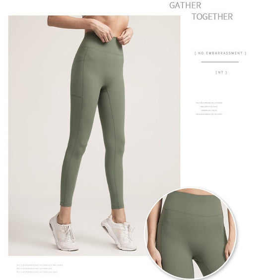 Pantalones Deportivos Nude con Bolsillos - Image 5
