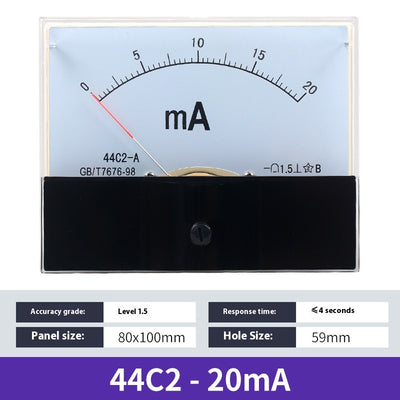 Amperímetro DC Analógico 44C2 - Medidor de Corriente de Precisión - Image 12