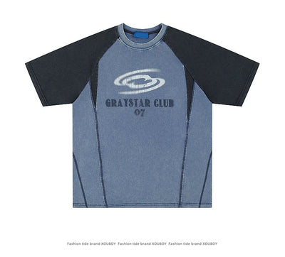 Camiseta Raglan Hip Hop con Estampado de Letras para Hombre - Image 18