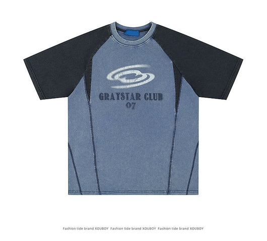 Camiseta Raglan Hip Hop con Estampado de Letras para Hombre - Image 18