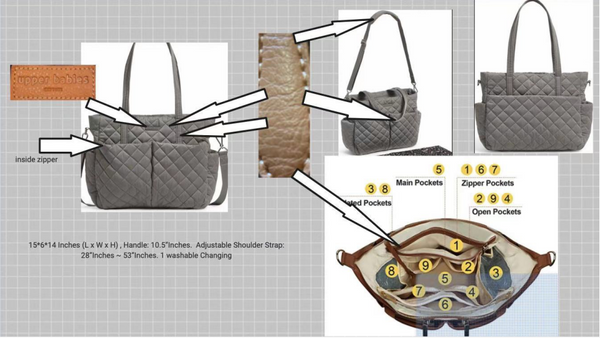 Mochila de Viaje Impermeable con Gran Capacidad y Diseño Moderno