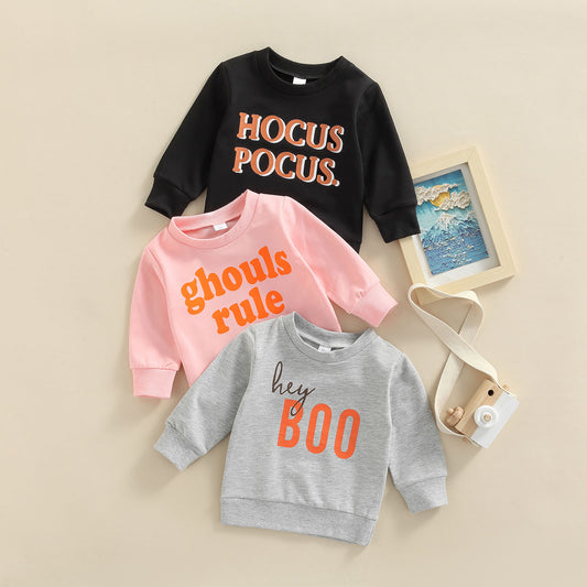 Suéter Infantil Unisex con Estampado de Letras
