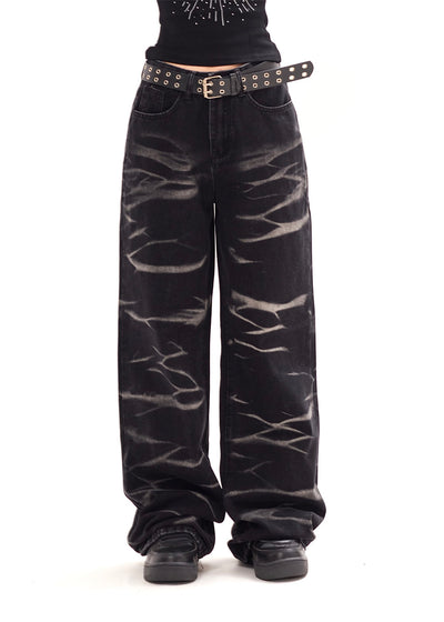 Pantalones Rectos Anchos Punk Hip Hop para Hombre y Mujer - Image 9