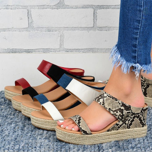 Sandalias Cuña PU Elegantes para Mujer - Comodidad y Estilo - Image 15