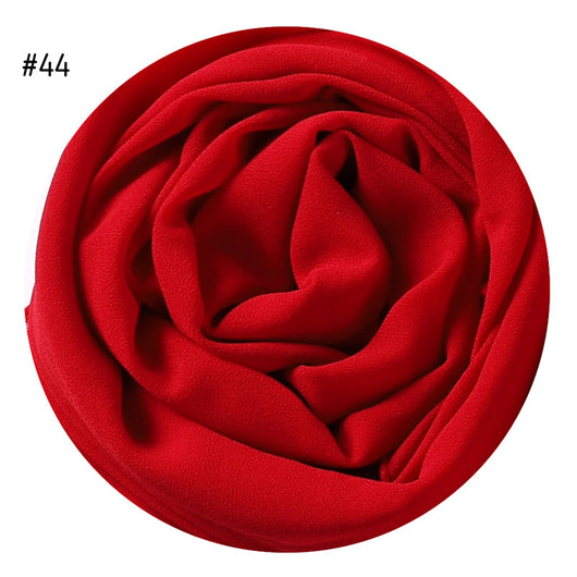 Pañuelo de Gasa Perlada en Colores Sólidos - Cobertura Elegante Monocromática - Image 47